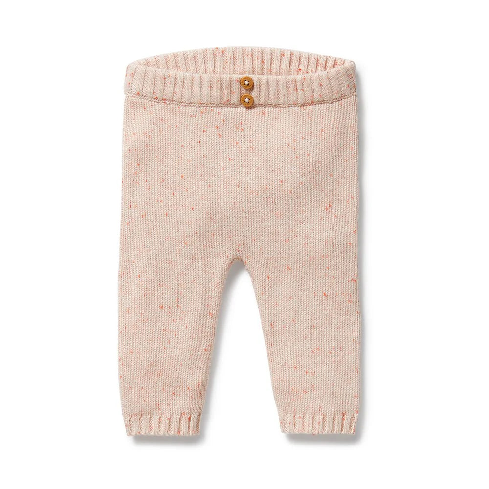 Baby Girl Organic Knit Legging Fairy Floss – Cinnamon Street Kids