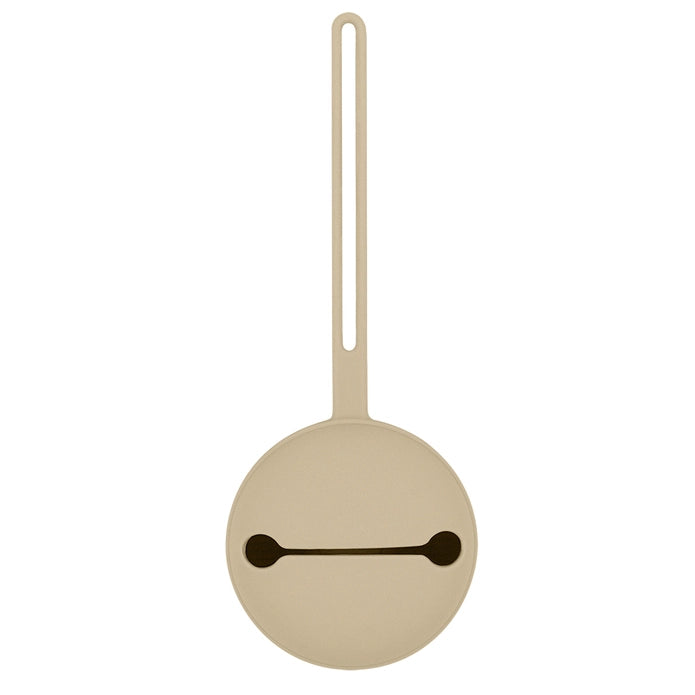 Silicone Pacifier Holder - Beige