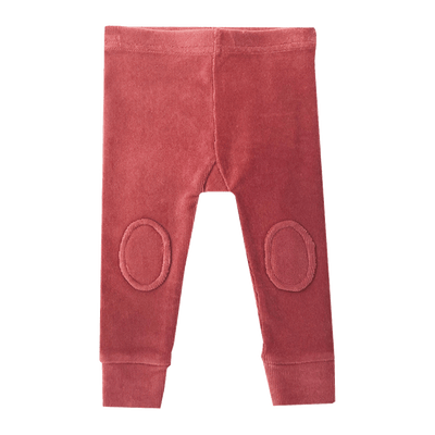 ROCK YOUR BABY | Baby Girls Dark Pink Knee Patch Tights (6535253557308)