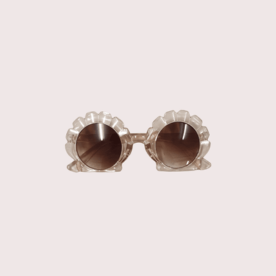 Shell Sunglasses - Clear Taupe (4675775529020)