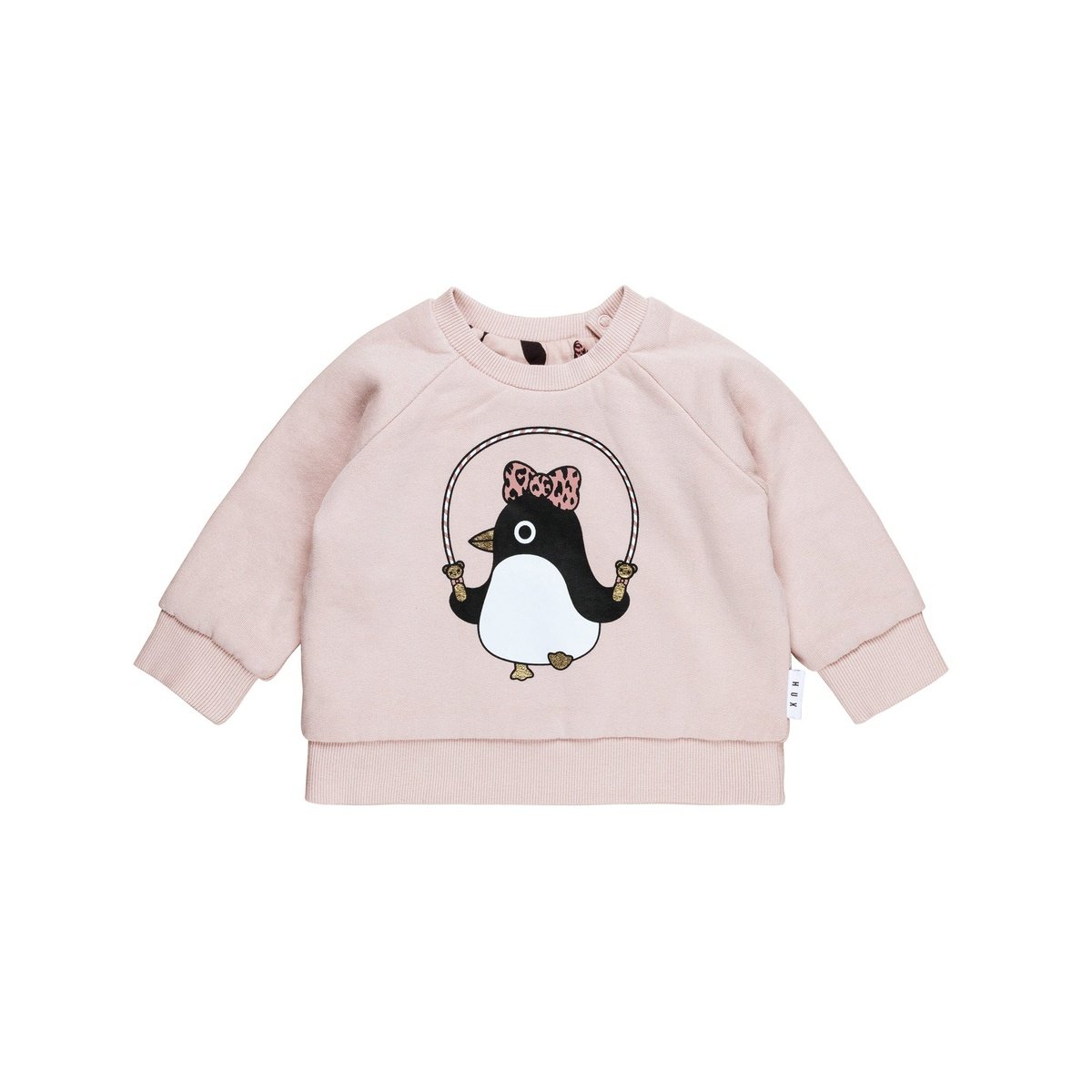 Huxbaby Girls Penguin Jumper Girls Skipping Penguin Reversible