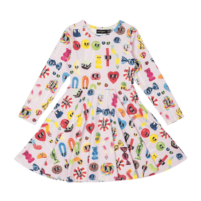 rock your baby Girls Candyland Waisted Dress
