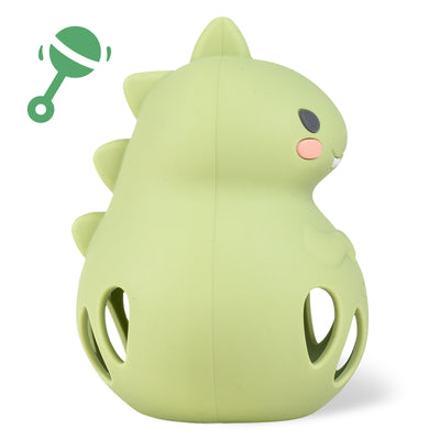Silicone Rattle Dino