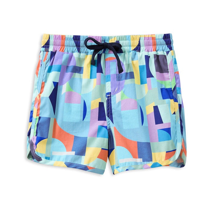 Boys Geometric Boardshort