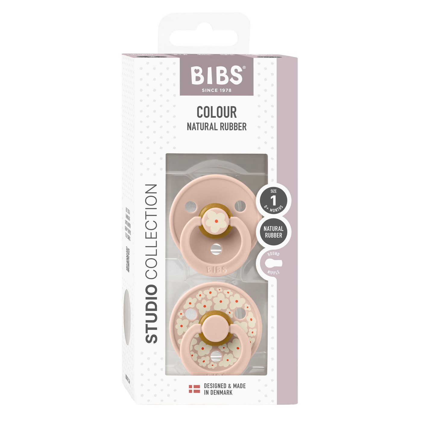 Bibs Dummies Round 2 Pack Jasmine Blush