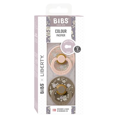 Bibs Dummies Round 2 Pack Liberty Capel/Blush