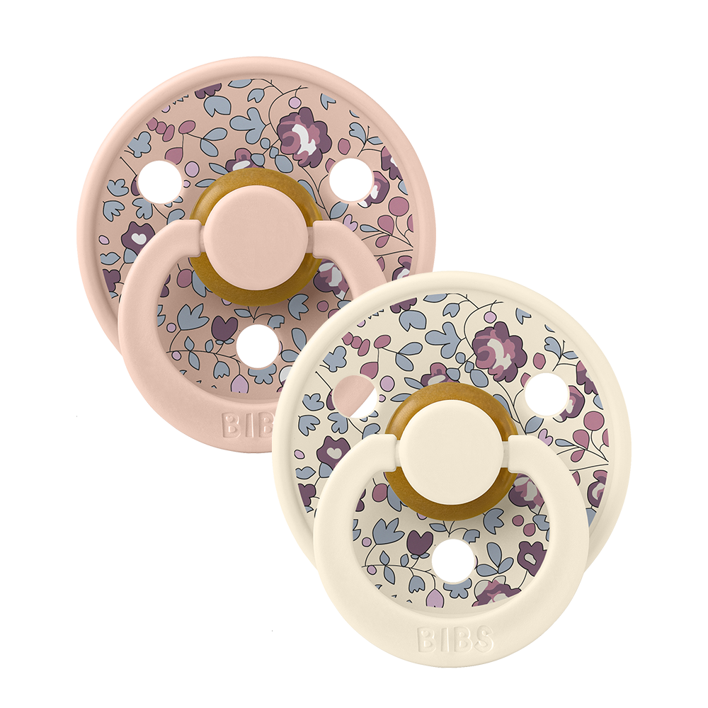 Bibs Dummies Round 2 Pack Liberty Eloise/Blush