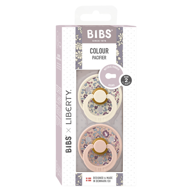 Bibs Dummies Round 2 Pack Liberty Eloise/Blush