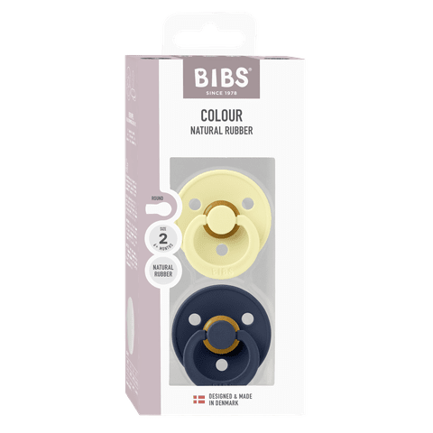 Bibs Dummies Round 2 Pack  Luna/Deep Space