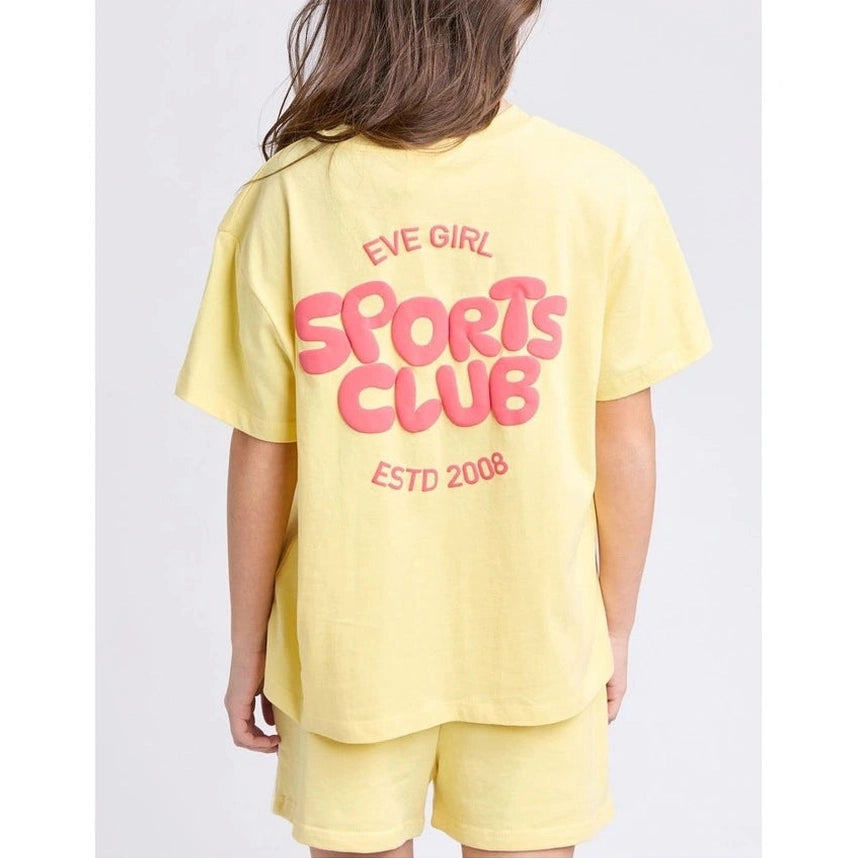Sports Club Tee lemon - Teens