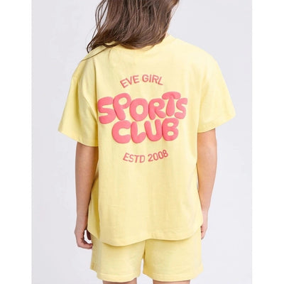 Sports Club Tee lemon - Teens