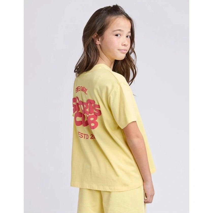 Sports Club Tee lemon - Teens