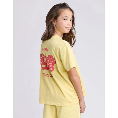 Sports Club Tee lemon - Teens