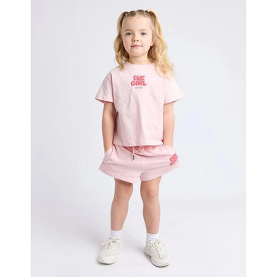 Sports Club Fleece Short Pink - Girls