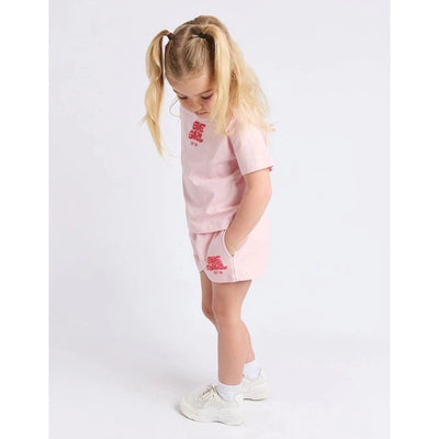 Sports Club Fleece Short Pink - Girls