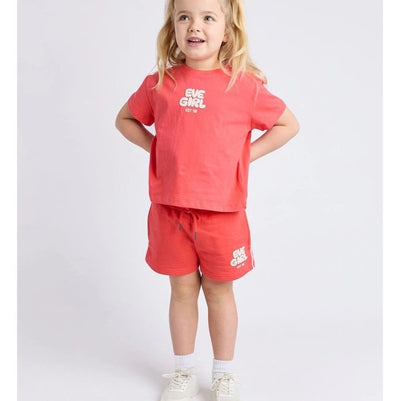 Sports Club Tee Red - Girls