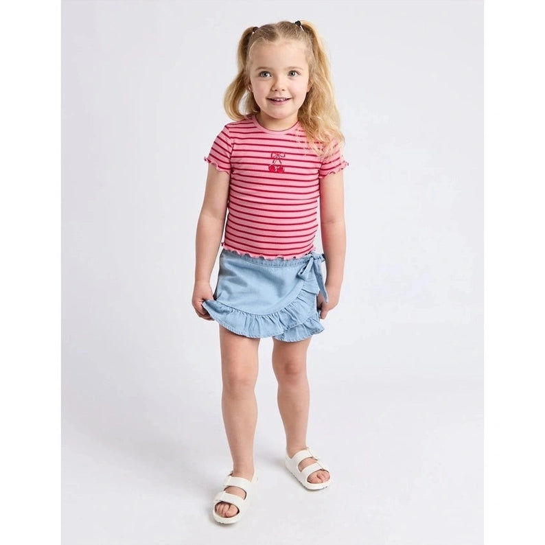 Betty Ribbed Tee - Kids
