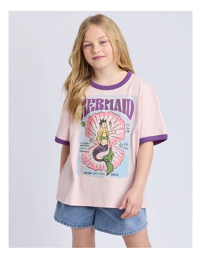 Mermaid Ringer Tee - Kids