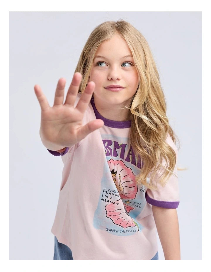 Mermaid Ringer Tee - Kids