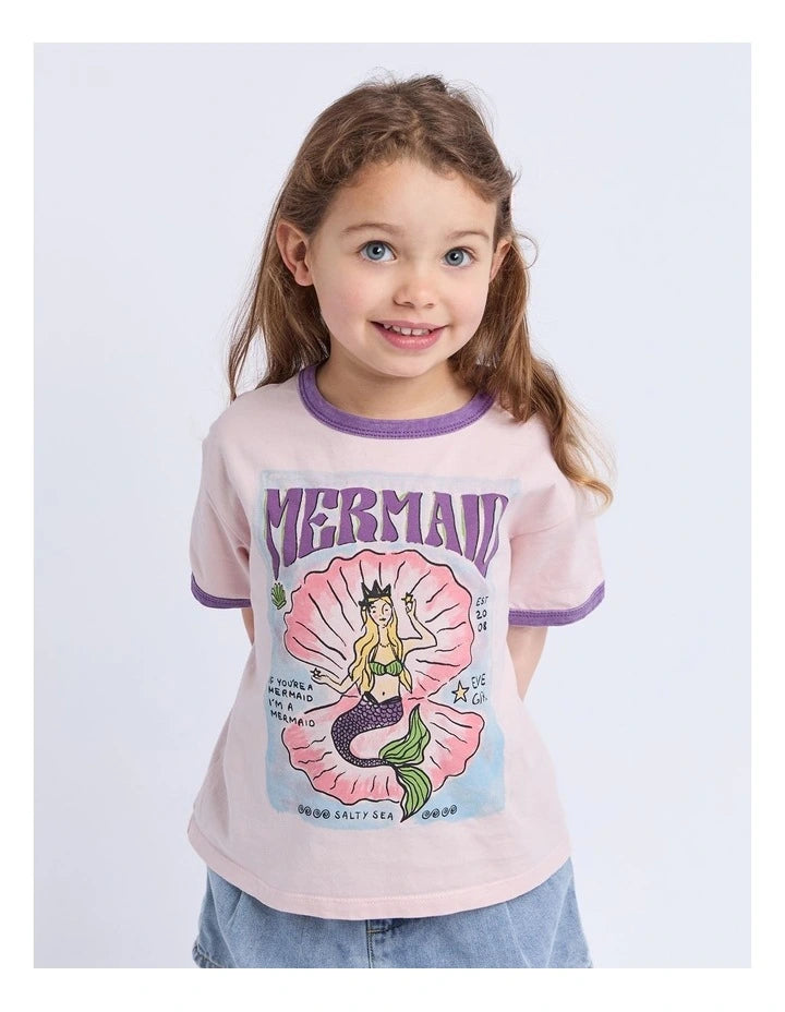 Mermaid Ringer Tee - Kids
