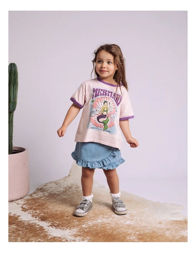 Mermaid Ringer Tee - Kids