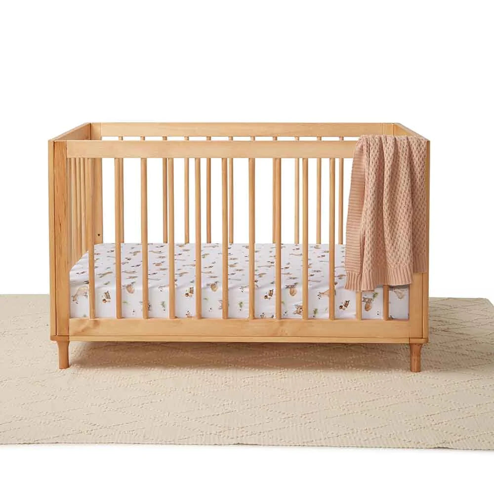 Fitted Cot Sheet - Fox