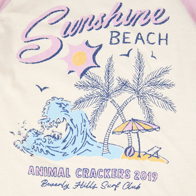 Girls Sunshine Tee Pink