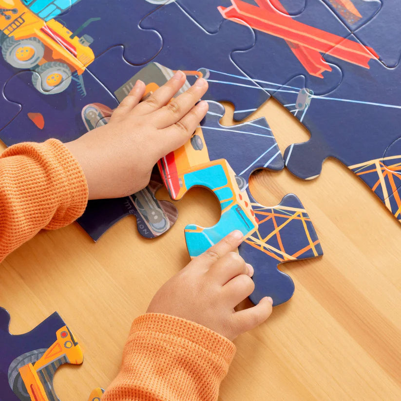 Classic Floor Puzzle 36pc - Construction Zone