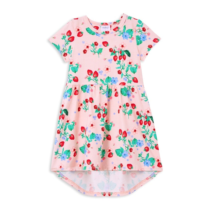 Girls Very Berry Hi-Lo Dress