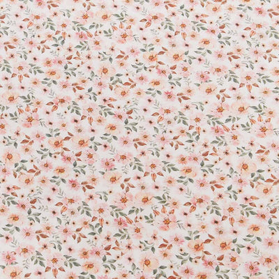 Fitted Cot Sheet Spring Floral