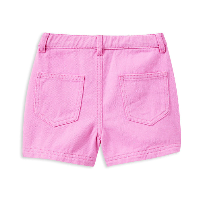 Girls Pink Twill Short