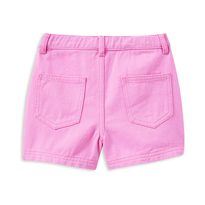 Girls Pink Twill Short