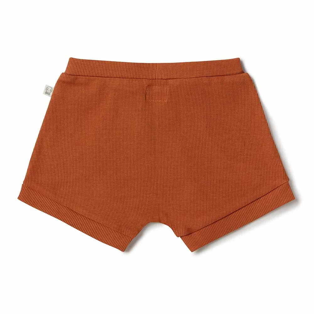 Baby Boys Organic Shorts Biscuit