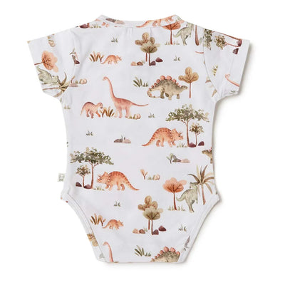 Baby Boys Short Sleeve Dino Bodysuit