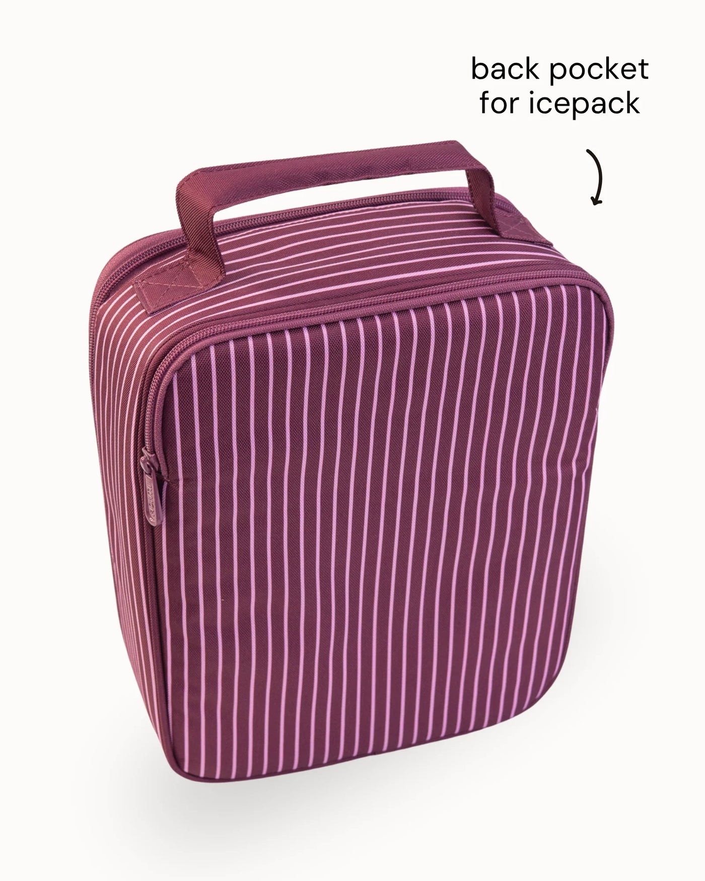 Large Insulated Lunch Bag Ruby