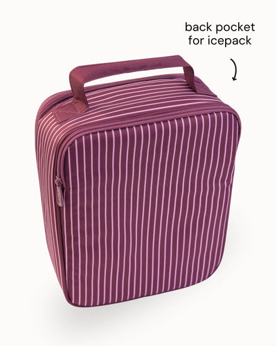 Large Insulated Lunch Bag Ruby