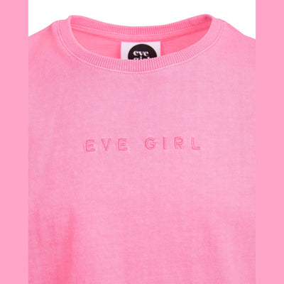 Washed Tee Rose - Kids