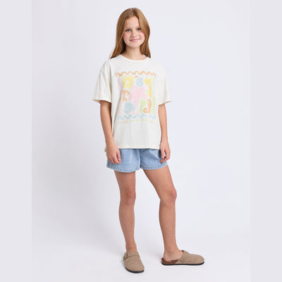 Tropical Tee Vintage White - Teens