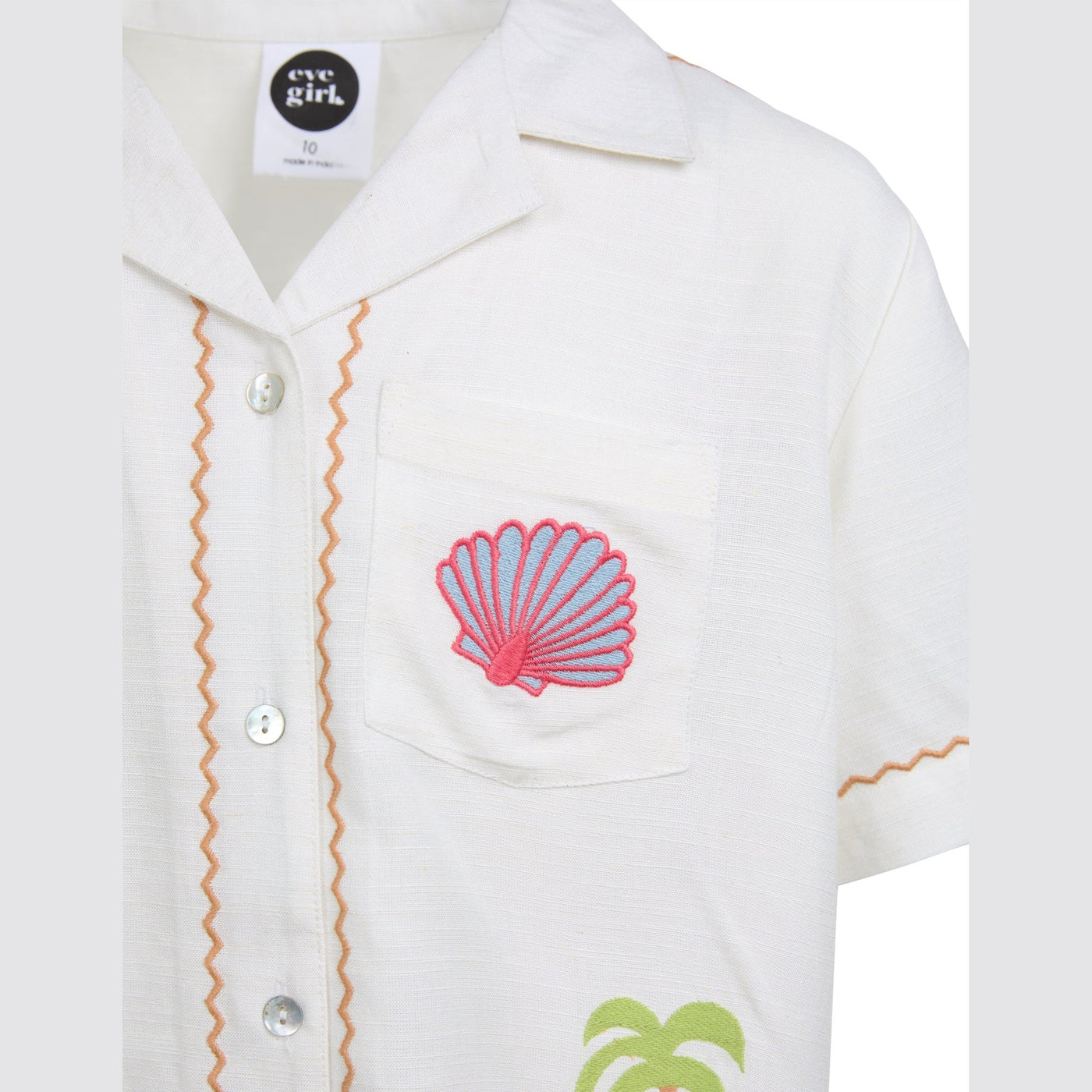 Sunrays Shirt Vintage White - Teens