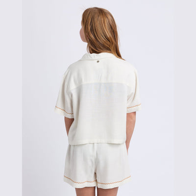 Sunrays Shirt Vintage White - Teens