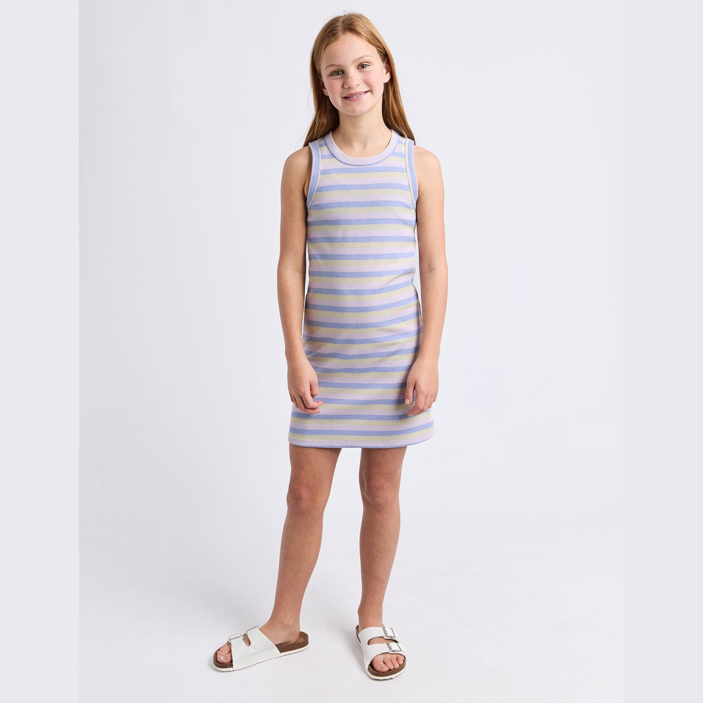 Callie Rib Tank Dress - Teens