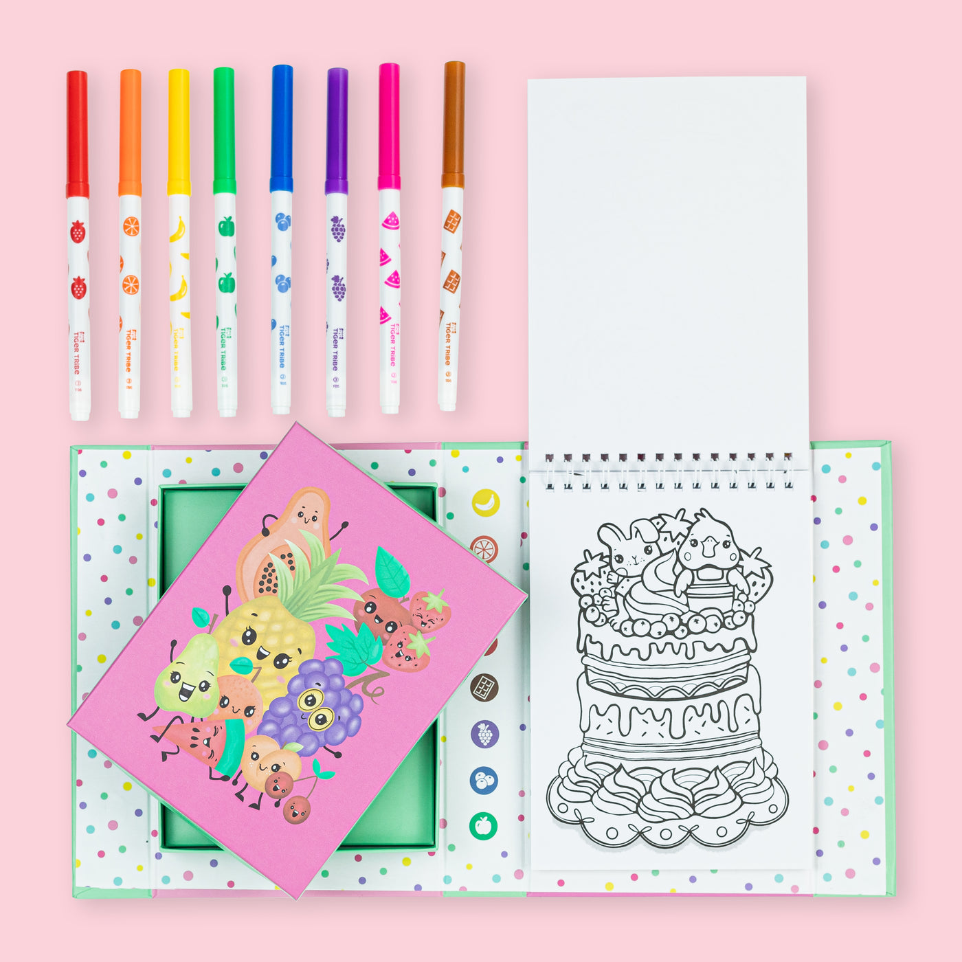 Scented Colouring Set Fruity Cutie
