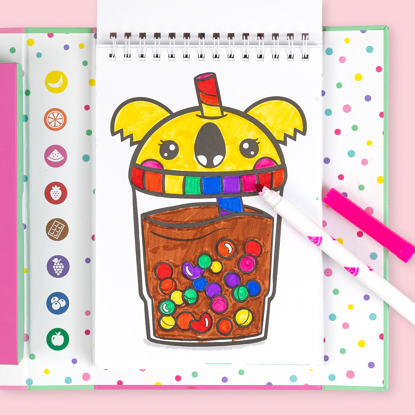 Scented Colouring Set Fruity Cutie