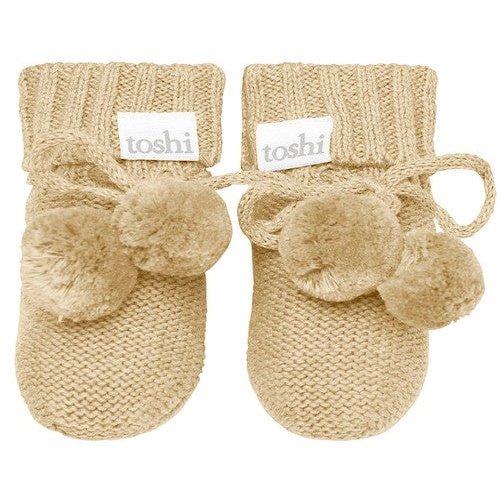 Baby Organic Booties Marley/Driftwood