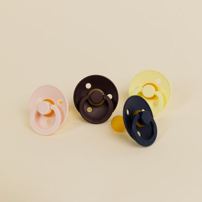 Bibs Dummies Round 2 Pack Pale Butter/Petal