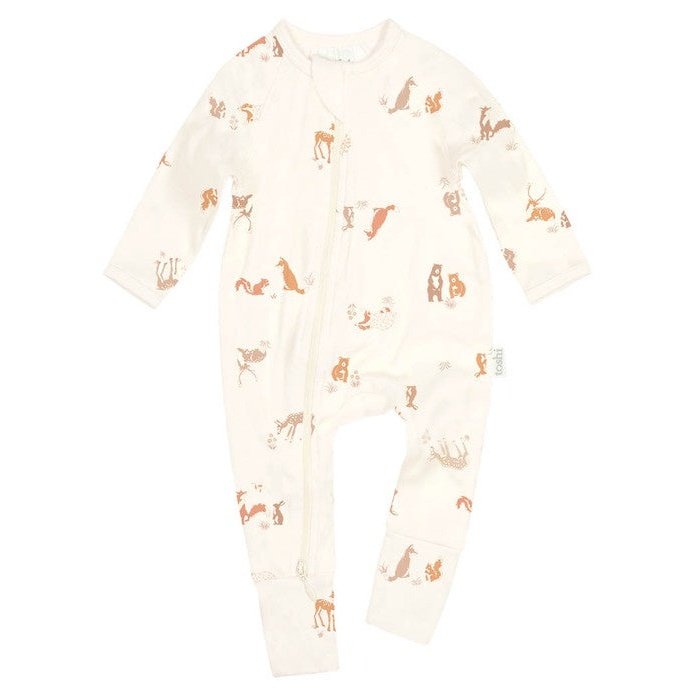 Baby Long Sleeve Onesis Enchanted Forest Feather
