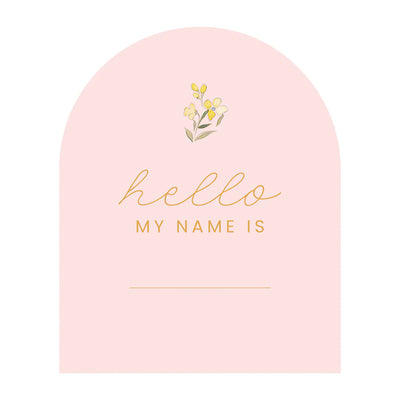 Fleur + Bloom Pink Reversible Baby Milstone Cards