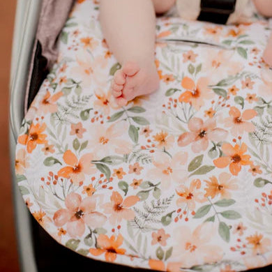 Unversal Quilted Pram Liner Bloom