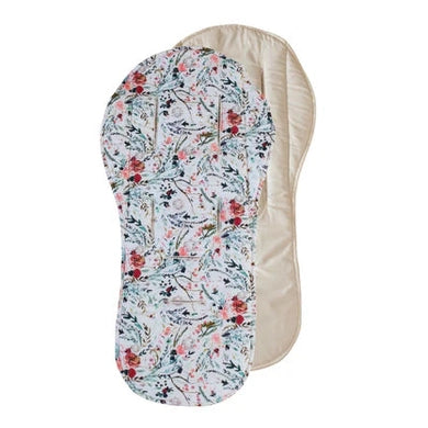 Universal Quilted Pram Liner Blush Wildflowers
