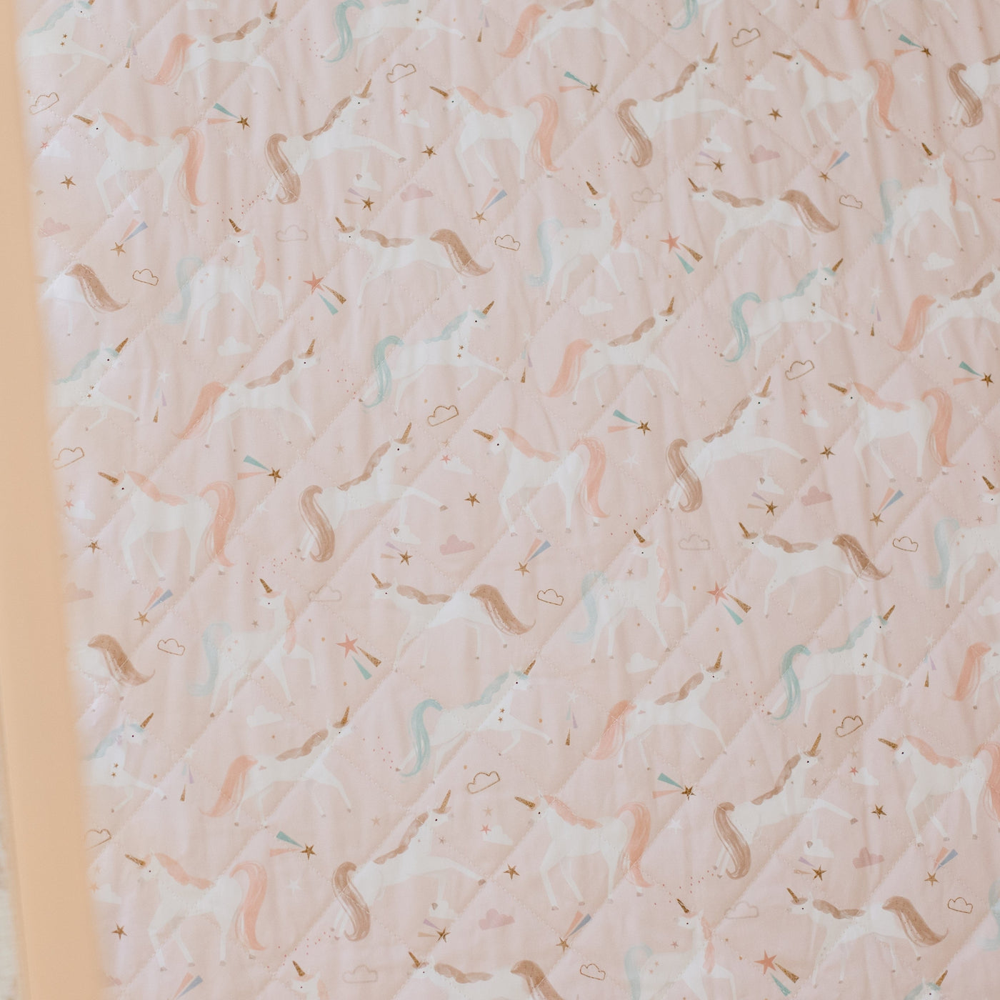 Waterproof Cot Sheet Unicorn Fairy Floss